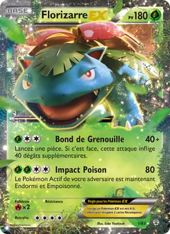 Carte Florizarre-EX de l'extension Générations, numéro 1/83
