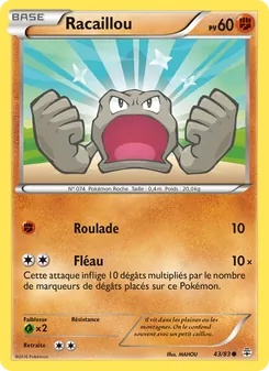 Carte Racaillou de l'extension Générations, numéro 43/83