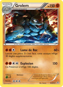 Carte Grolem de l'extension Générations, numéro 45/83