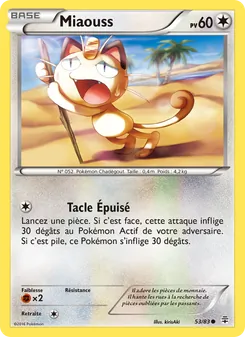 Carte Miaouss de l'extension Générations, numéro 53/83
