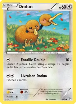 Carte Doduo de l'extension Générations, numéro 55/83