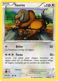 Carte Tauros de l'extension Générations, numéro 57/83