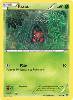 Carte Paras de l'extension Générations, numéro 6/83