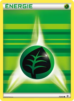 Carte Énergie Grass de base de l'extension Générations, numéro 75/83