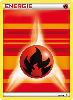 Carte Énergie Fire de base de l'extension Générations, numéro 76/83