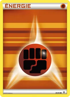 Carte Énergie Fighting de base de l'extension Générations, numéro 80/83