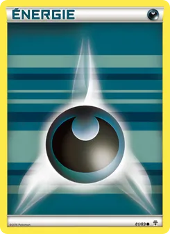 Carte Énergie Darkness de base de l'extension Générations, numéro 81/83