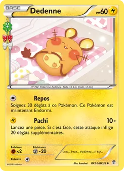 Carte Dedenne de l'extension Générations, numéro RC10/83