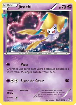 Carte Jirachi de l'extension Générations, numéro RC13/83