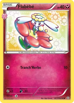Carte Flabébé de l'extension Générations, numéro RC17/83