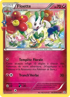Carte Floette de l'extension Générations, numéro RC18/83