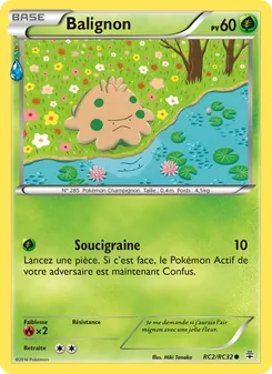 Carte Balignon de l'extension Générations, numéro RC2/83