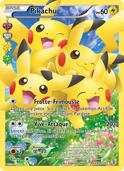 Carte Pikachu de l'extension Générations, numéro RC29/83