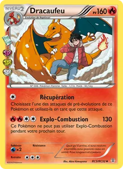Carte Dracaufeu de l'extension Générations, numéro RC5/83