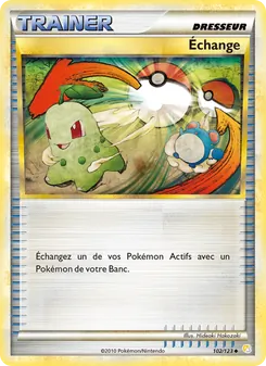 Carte Échange de l'extension HeartGold SoulSilver, numéro 102/123