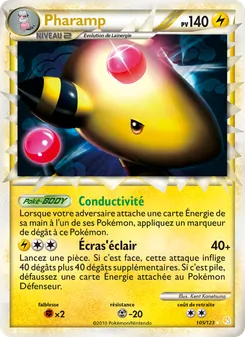 Carte Pharamp de l'extension HeartGold SoulSilver, numéro 105/123