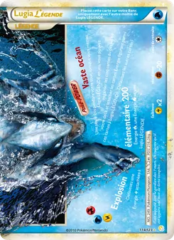 Carte Lugia LÉGENDAIRE de l'extension HeartGold SoulSilver, numéro 114/123