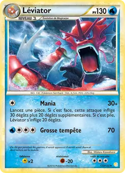 Carte Léviator de l'extension HeartGold SoulSilver, numéro 123/123
