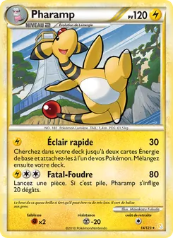 Carte Pharamp de l'extension HeartGold SoulSilver, numéro 14/123