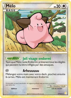 Carte Mélo de l'extension HeartGold SoulSilver, numéro 17/123