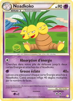 Carte Noadkoko de l'extension HeartGold SoulSilver, numéro 18/123