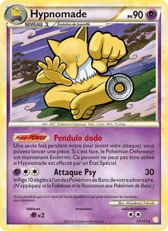Carte Hypnomade de l'extension HeartGold SoulSilver, numéro 23/123