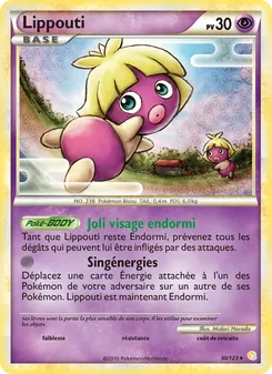 Carte Lippouti de l'extension HeartGold SoulSilver, numéro 30/123
