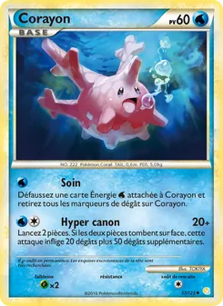 Carte Corayon de l'extension HeartGold SoulSilver, numéro 37/123