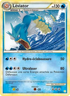 Carte Léviator de l'extension HeartGold SoulSilver, numéro 4/123