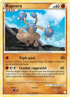Carte Kapoera de l'extension HeartGold SoulSilver, numéro 5/123