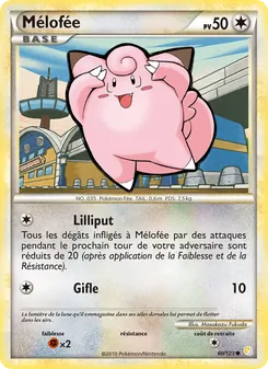 Carte Mélofée de l'extension HeartGold SoulSilver, numéro 60/123