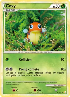 Carte Coxy de l'extension HeartGold SoulSilver, numéro 71/123