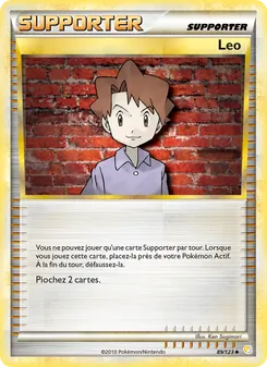 Carte Léo de l'extension HeartGold SoulSilver, numéro 89/123