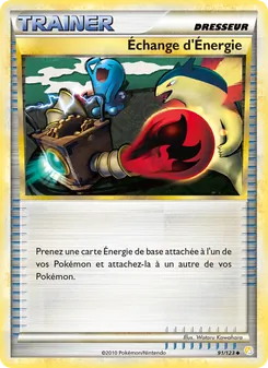 Carte Échange d’Énergie de l'extension HeartGold SoulSilver, numéro 91/123