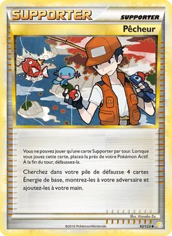 Carte Pêcheur de l'extension HeartGold SoulSilver, numéro 92/123