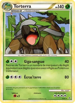 Carte Torterra de l'extension Déchaînement, numéro 10/95