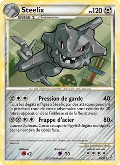 Carte Steelix de l'extension Déchaînement, numéro 24/95