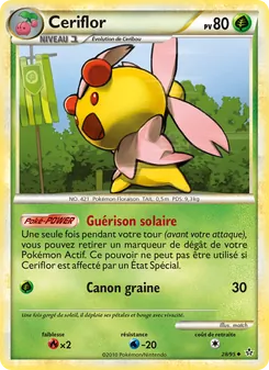 Carte Ceriflor de l'extension Déchaînement, numéro 28/95