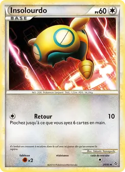 Carte Insolourdo de l'extension Déchaînement, numéro 29/95