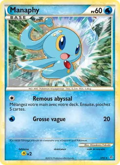 Carte Manaphy de l'extension Déchaînement, numéro 3/95