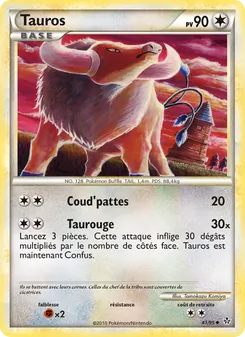 Carte Tauros de l'extension Déchaînement, numéro 41/95