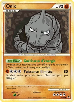Carte Onix de l'extension Déchaînement, numéro 56/95