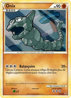 Carte Onix de l'extension Déchaînement, numéro 57/95