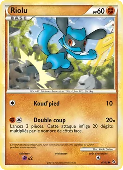 Carte Riolu de l'extension Déchaînement, numéro 60/95