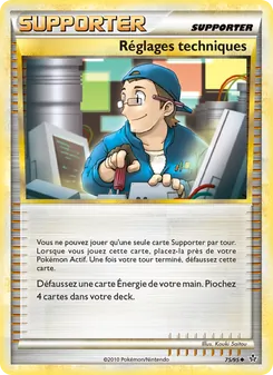 Carte Réglages techniques de l'extension Déchaînement, numéro 75/95