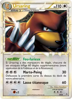 Carte Ursaring de l'extension Déchaînement, numéro 89/95