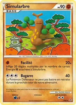 Carte Simularbre de l'extension Déchaînement, numéro 9/95