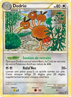 Carte Dodrio de l'extension Indomptable, numéro 11/90