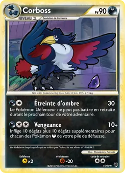Carte Corboss de l'extension Indomptable, numéro 16/90