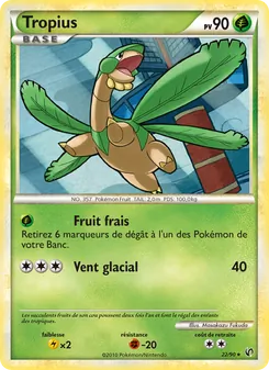 Carte Tropius de l'extension Indomptable, numéro 22/90